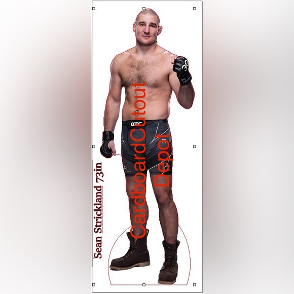 Sean Strickland UFC fighter Life Size Cardboard Cutout Free Shipping!